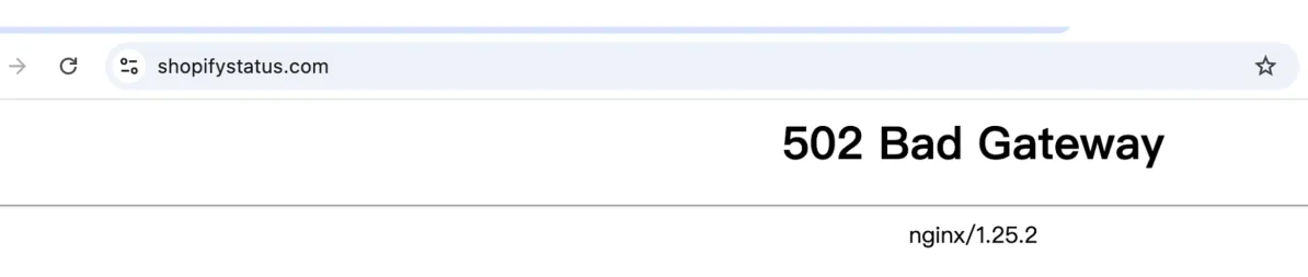 Shopify突发全球性宕机,目前已恢复!