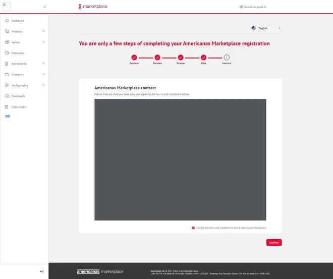 Americanas开店注册-同意合作文档