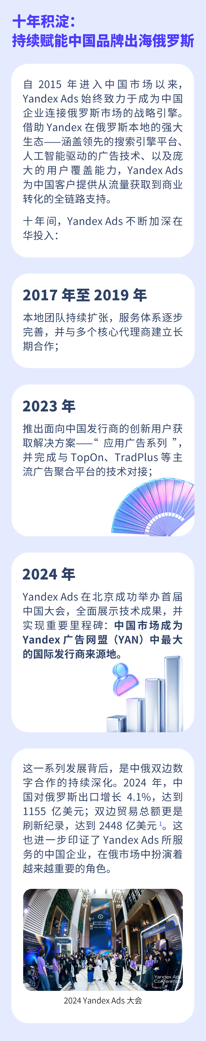 Yandex Ads 在华十周年:以创新广告技术赋能中国品牌拓展俄罗斯市场
