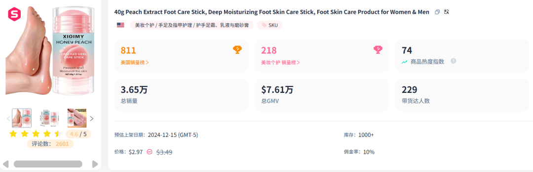 恋足癖捧红的TikTok爆款，已经月销5万了！