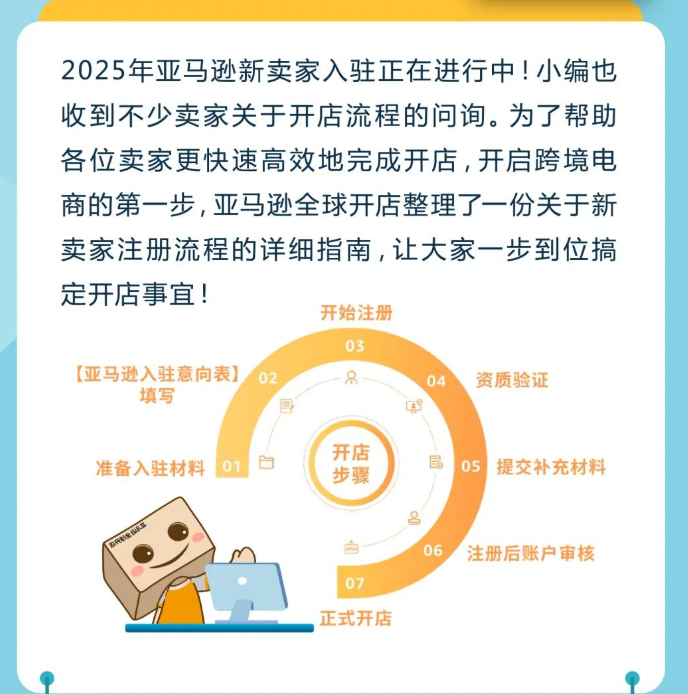 2025年亚马逊新卖家入驻流程详解！
