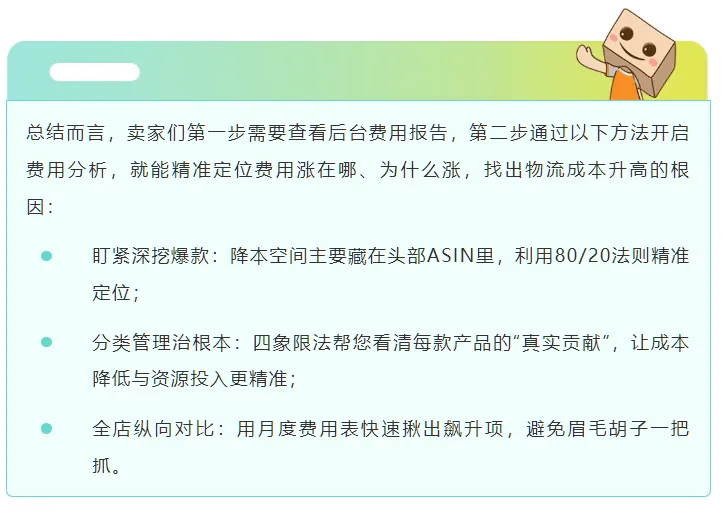 28天!把亚马逊FBA费用打下来!跨境老手教你挖掘3个隐藏优化点(附教程)