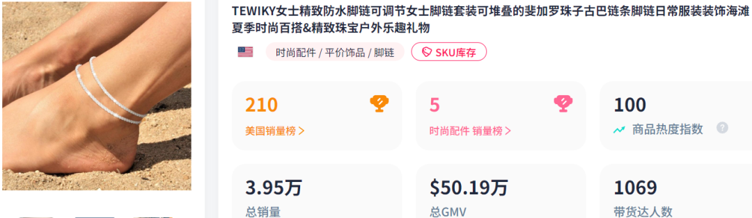 在TikTok上做脚踝生意，有卖家已经月赚百万