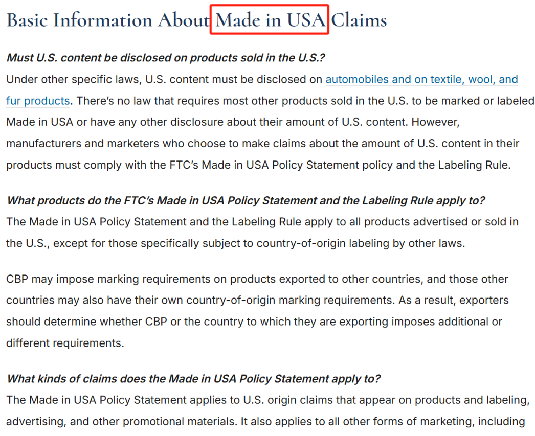 Made in USA”亚马逊搜索量飙升背后