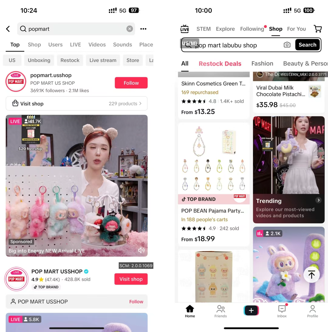 让爱马仕做配的LABUBU，TikTok8小时直播卖出千万！