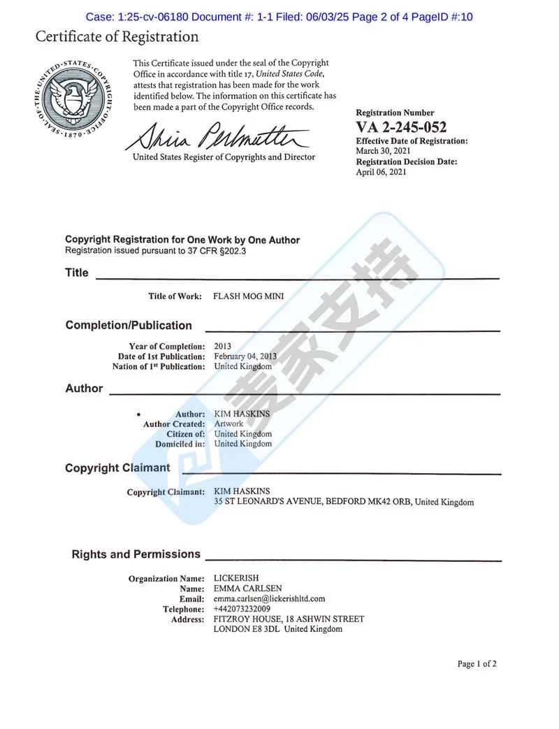 25-cv-06180，keith新案TRO倒计时，喵星人版权触雷，你的链接是否安全？