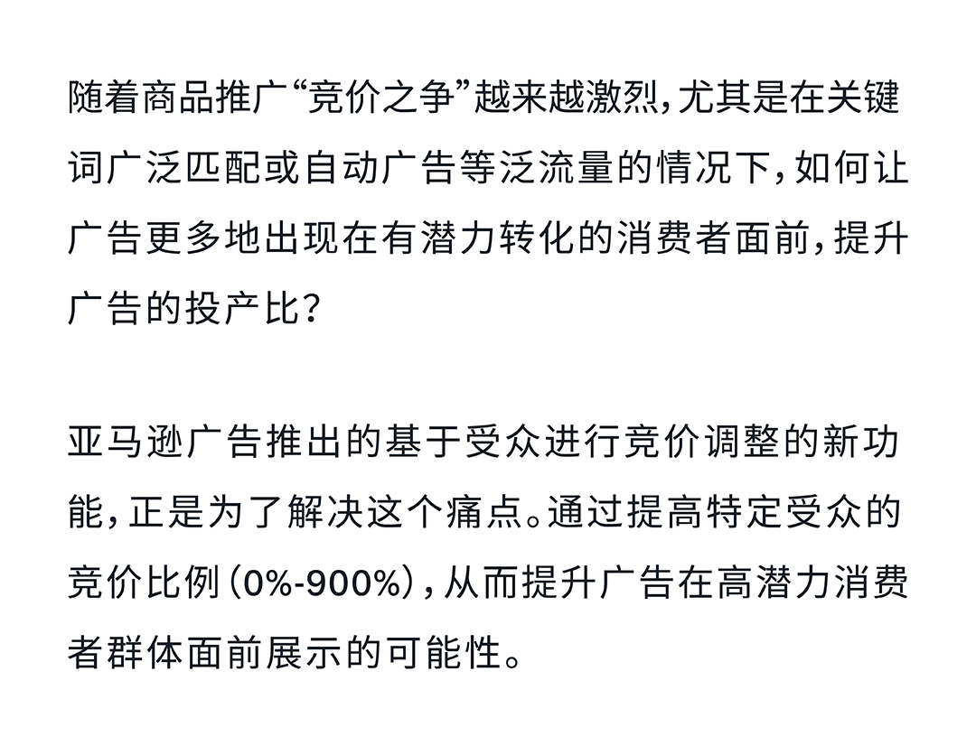 如何“瞄准”高价值受众？亚马逊竞价新功能帮你“赢在起跑线”！