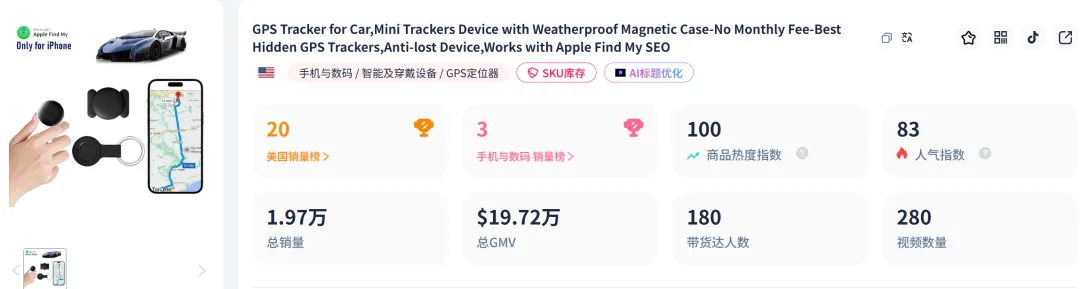防盗还能带娃！TikTok一款3C产品7日爆卖13000单！
