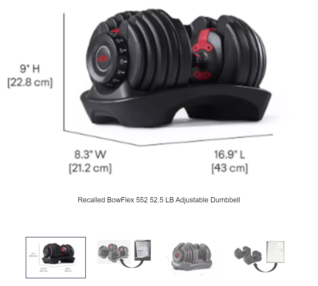 亚马逊在售384万件哑铃被召回！已有超百起受伤报告