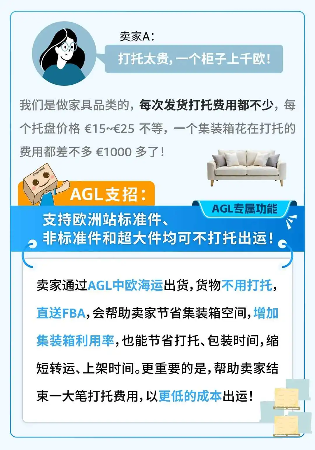 不用打托,立省上千欧!亚马逊官方教你避开欧洲发货3大坑