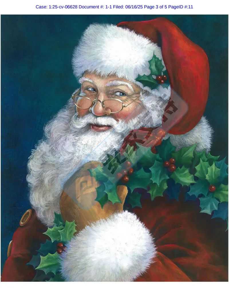 25-cv-06628，keith律所新案速递！圣诞老人维权忙，当心节日爆款陷阱