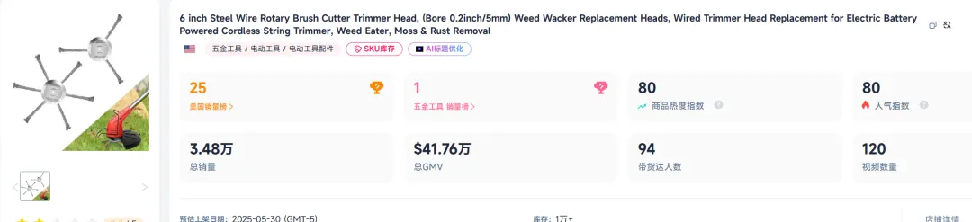 上架20天卖34800单!TikTok这款园艺工具彻底爆了