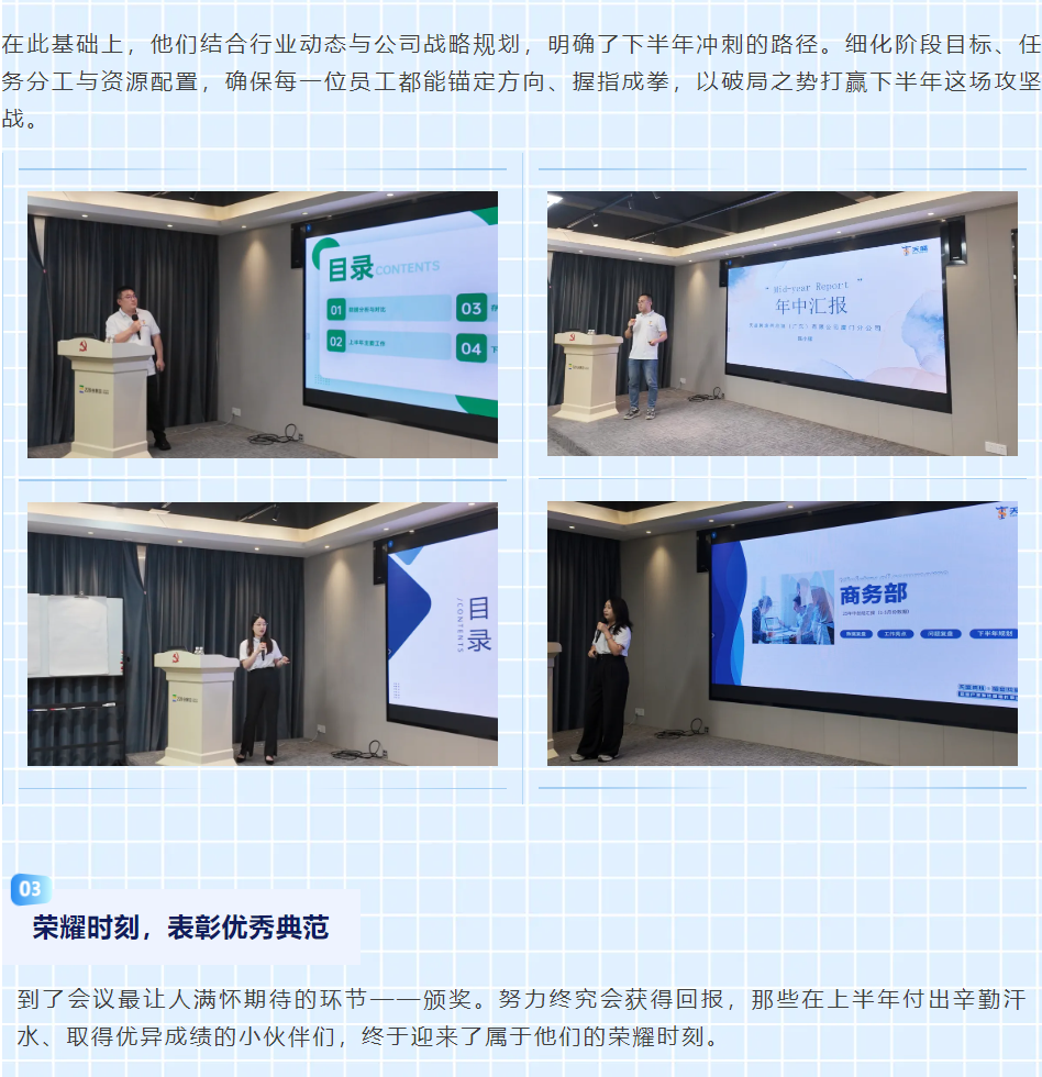 创新突破·奋进新程 | 2025营销中心上半年复盘表彰圆满召开！！！