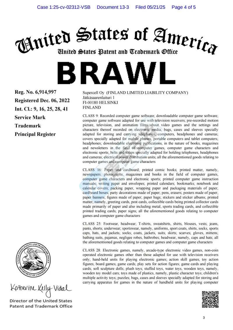 25-cv-02312，Brawl Stars维权风暴突袭，涉案账户已冻结！速看排雷攻略