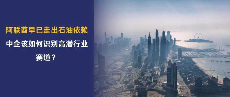摆脱“石油依赖”刻板印象，阿联酋凭什么成为中国企业出海热土？重点赛道如何精准识别？