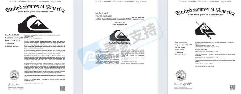 25-cv-02428，Boardriders上百商标齐上阵，349店被TRO冻结