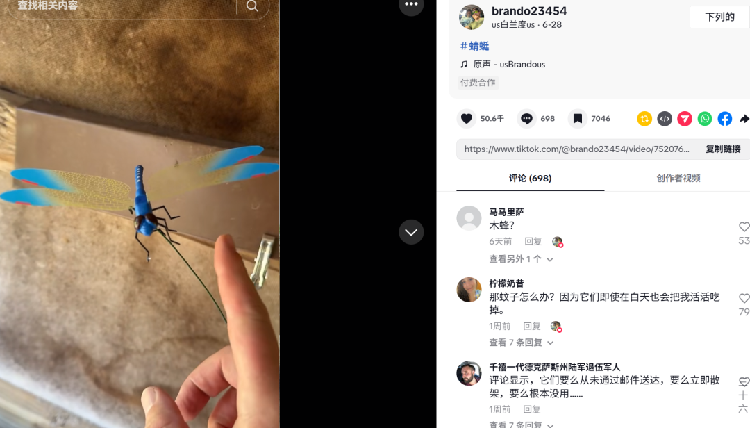 这款驱蚊神器靠“抽象”，冲进TikTok 热销榜一