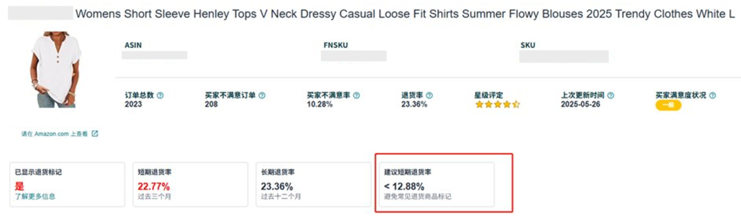 注意！亚马逊高退货率标签调整，这些商品或有下架风险