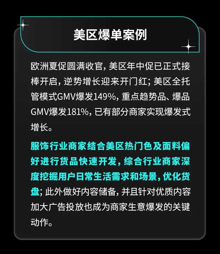 TikTok Shop全托管欧洲夏促、美区年中双双破峰，多商家生意翻倍增长
