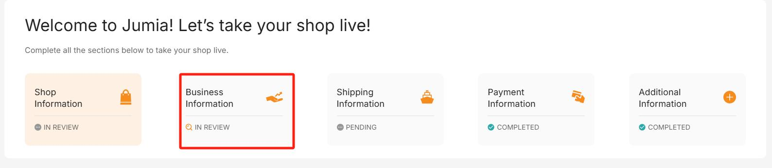 Jumia Global入驻流程-入驻资料填写