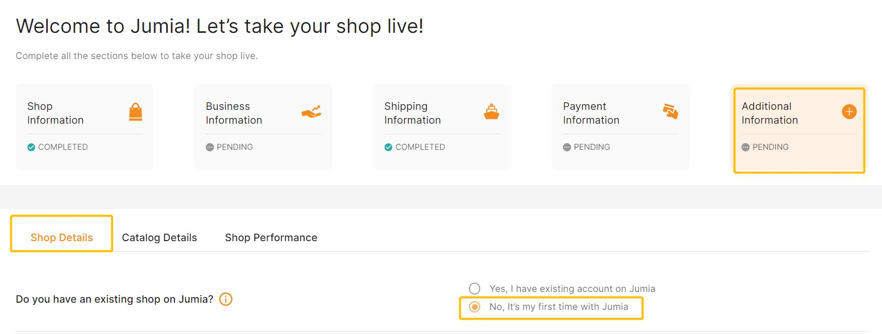 Jumia Global入驻流程-补充信息