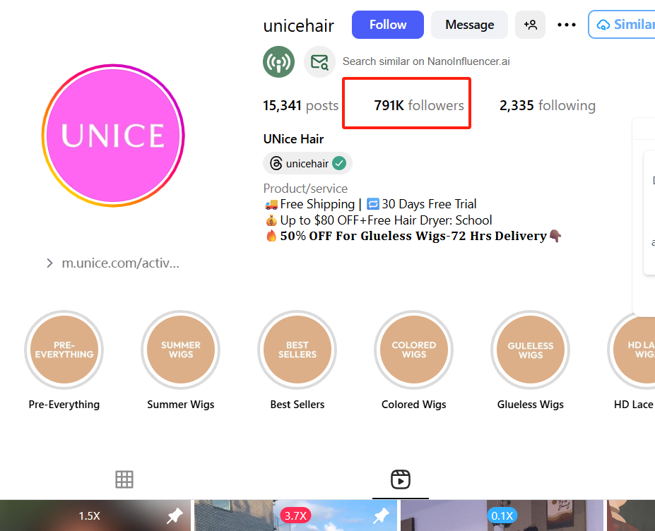 年销超12亿!Unice跨境假发品牌如何聚焦黑人市场引爆Ins?