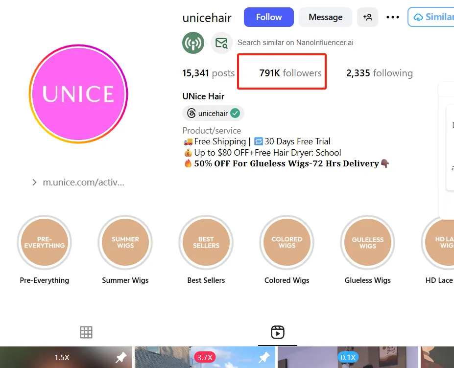 年销超12亿！Unice跨境假发品牌如何聚焦黑人市场引爆Ins？