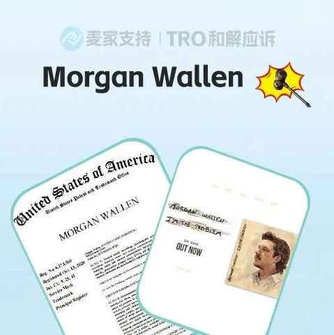25-cv-02738，Morgan Wallen商标首维权，100店涉案被TRO冻结！