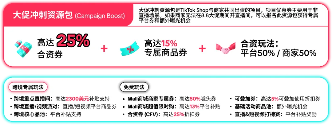 8.8大促销售峰值将至！限时报名，抢占先机！