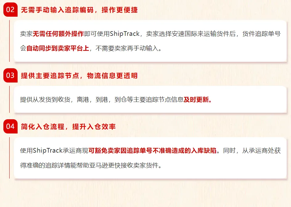 官宣!安速国际正式成为亚马逊ShipTrack承运商!
