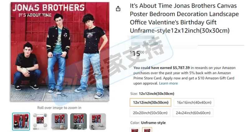 25-cv-13960， Jonas Brothers跨境再维权，100店涉案将被TRO冻结！