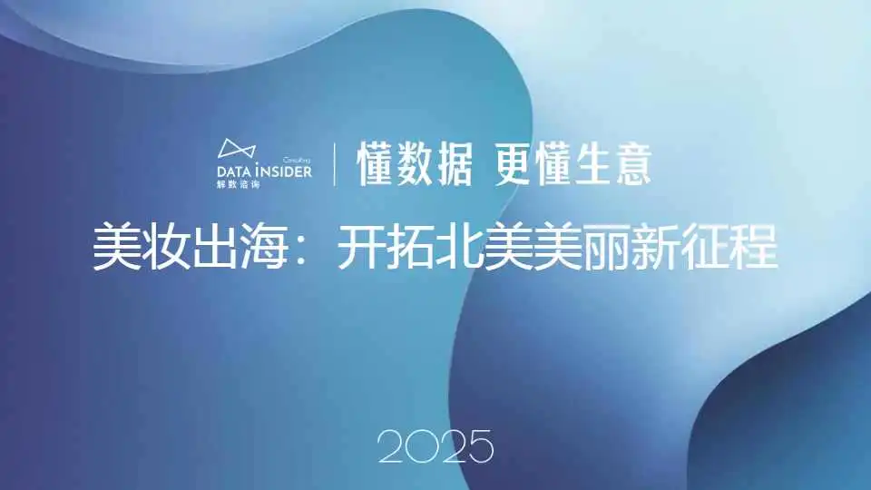 《2025年美妆出海：开拓北美美丽新征程》PDF下载