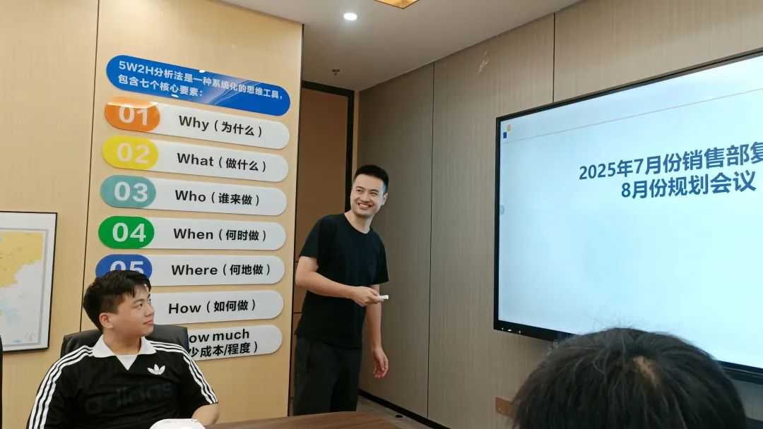 豪速通总部销售部7月份工作复盘会议