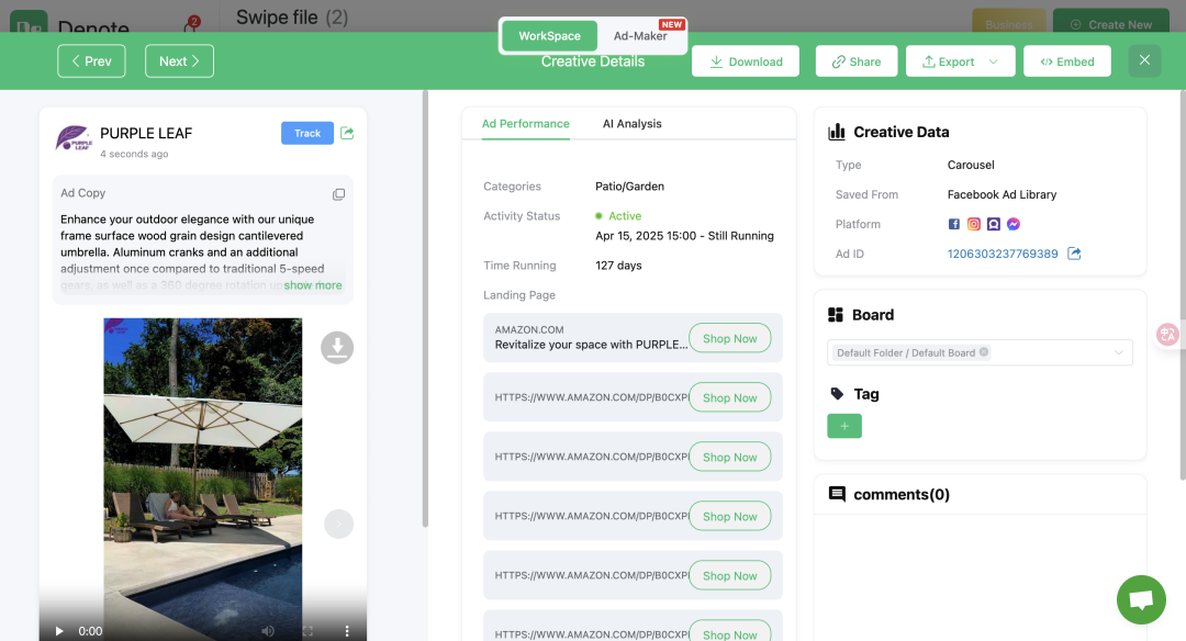 月出单1.8万+,小配件露台伞灯火了,下一个轮到谁?