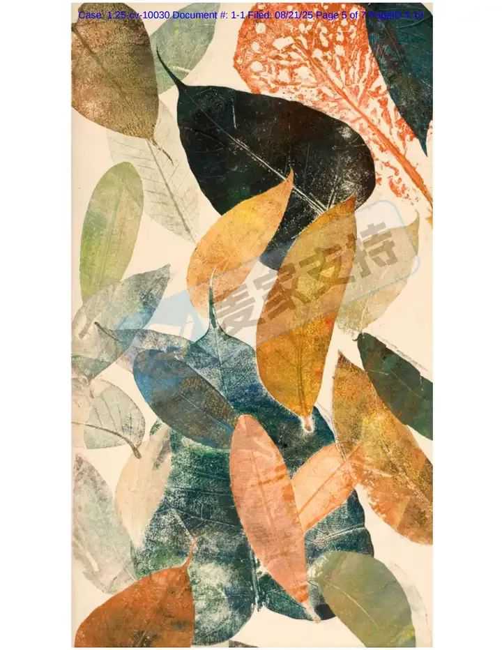 25-cv-10030，keith又上新案啦！北欧风版画发起跨境维权，有TRO冻结风险！