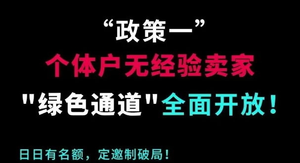 重磅!个体户 0 流水 0 经验也能开TikTok东南亚小店!