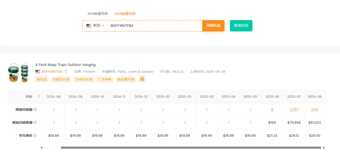 2025.08.27产品分享:上架59天最近30天出3717单