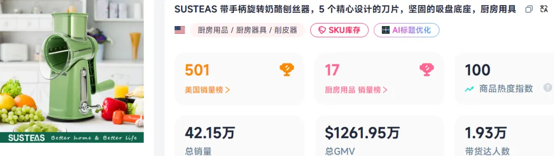 TikTok再现义乌出单“神器”，不到两周销量超1.64万！