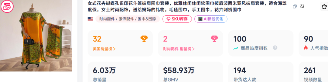 30天卖了半年的量！这件时尚单品爆火TikTok