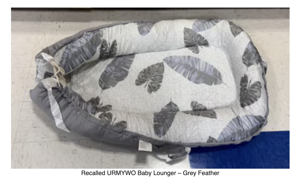 窒息风险！美国CPSC紧急召回2.3万件URMYWO婴儿躺椅