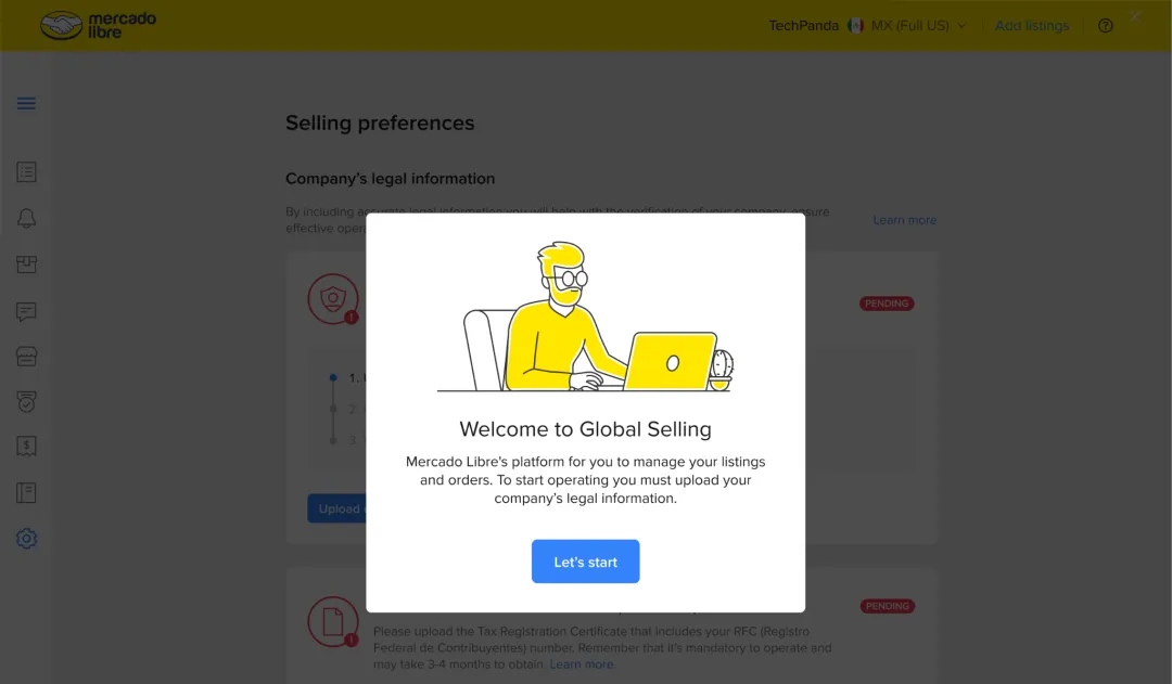 美客多卖家自注册流程全解析，一键开通4大站点