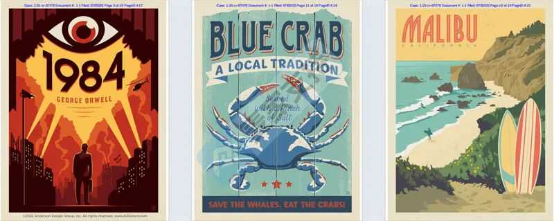 25-cv-11003，Anderson Design版权加大维权力度，将有大批量账户被TRO冻结