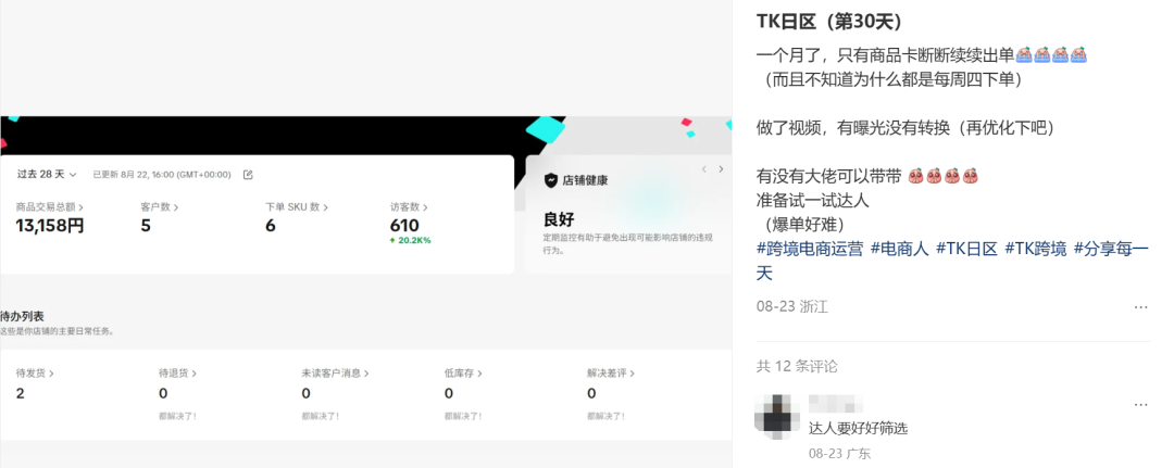 站在风口60多天了，TikTok日区卖家都起飞了吗?