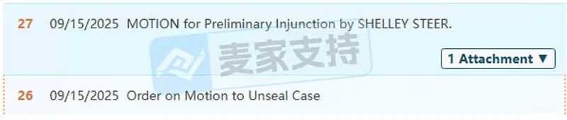 25-cv-01221，植物插画师Shelley Steer跨境隐匿维权，41店被TRO冻结！