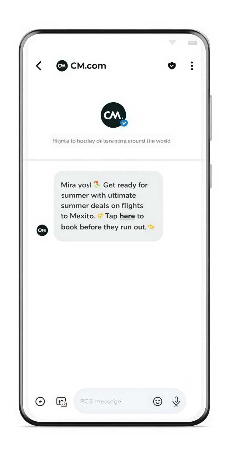 RCS商业消息的不同消息类型及应用场景