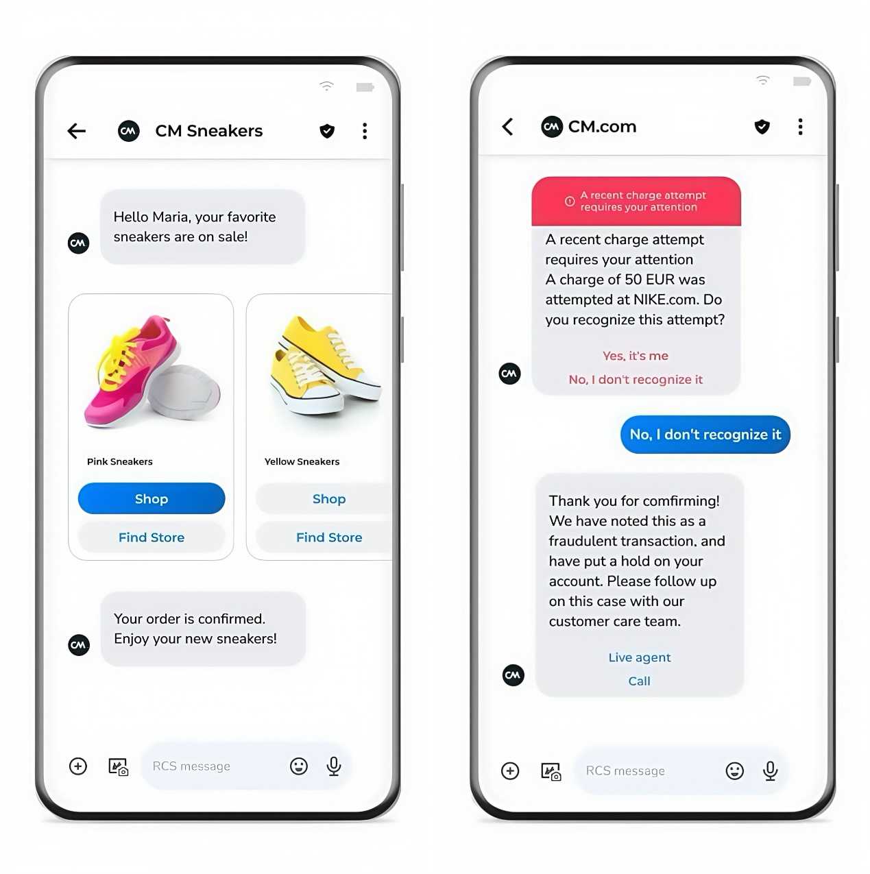 RCS商业消息的不同消息类型及应用场景