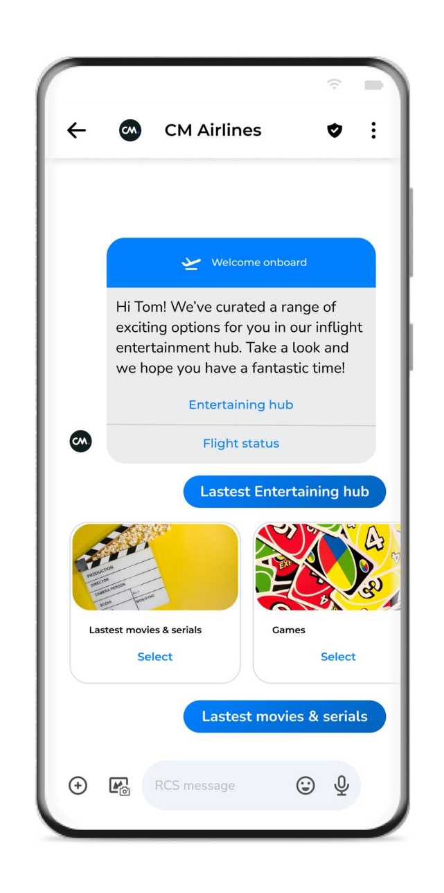 RCS商业消息的不同消息类型及应用场景