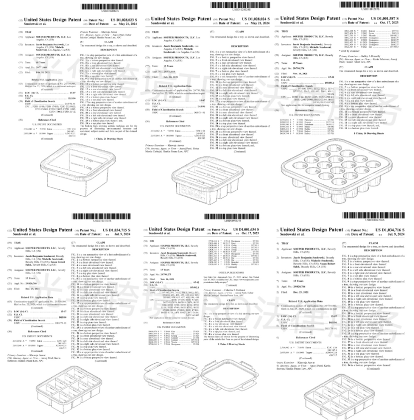 【25-cv-24264】商标+专利地毯式轰炸！Souper Cubes硅胶分格冷冻托盘强势维权！