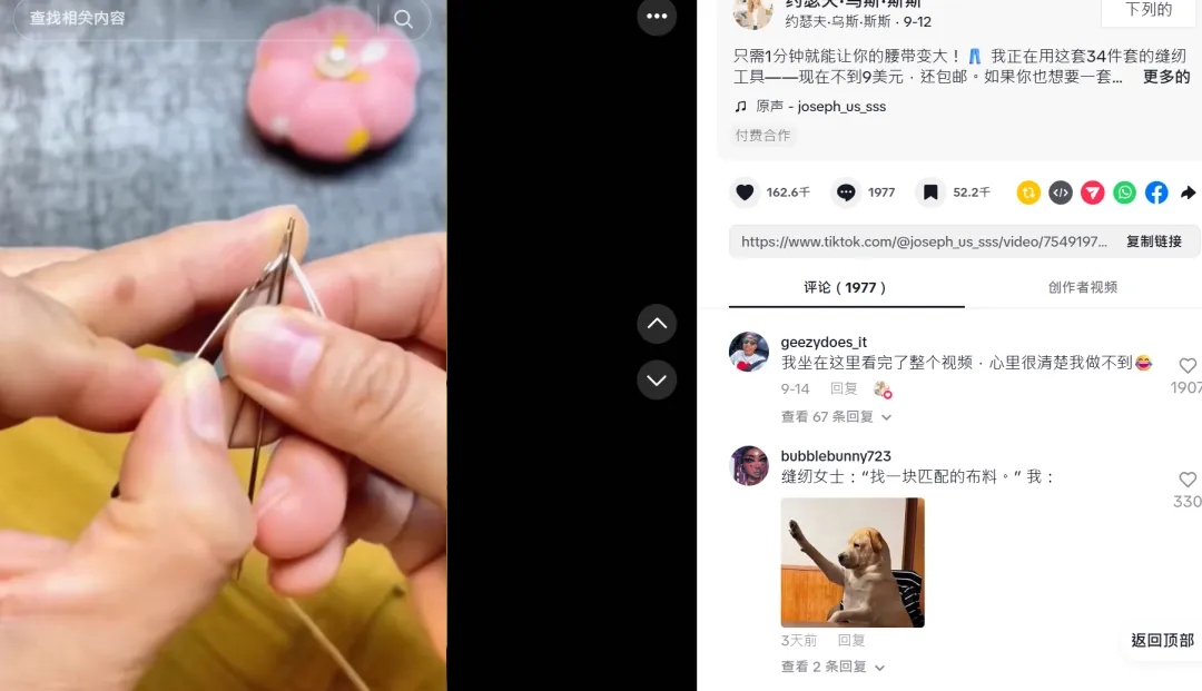 日销万单!TikTok卖家靠一根针一夜暴富