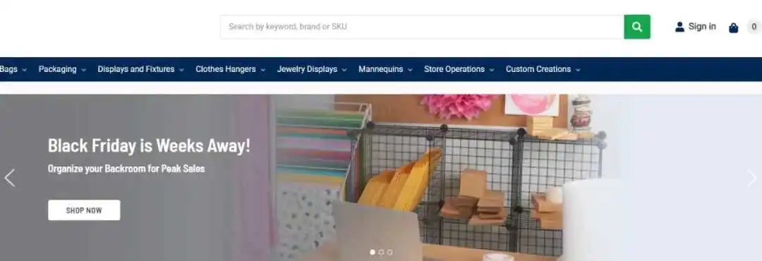 独立站优秀案例分析：陈列用品供应商如何打造高转化采购体验？